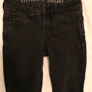 Black distressed jean!